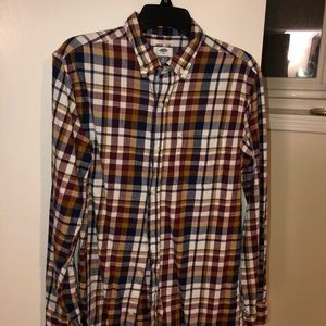 Old Navy Plaid Button Up Shirt
